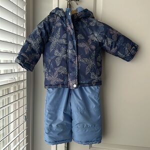❤️ OshKosh B’gosh Baby Girls Snow Jacket Pants Set 18M